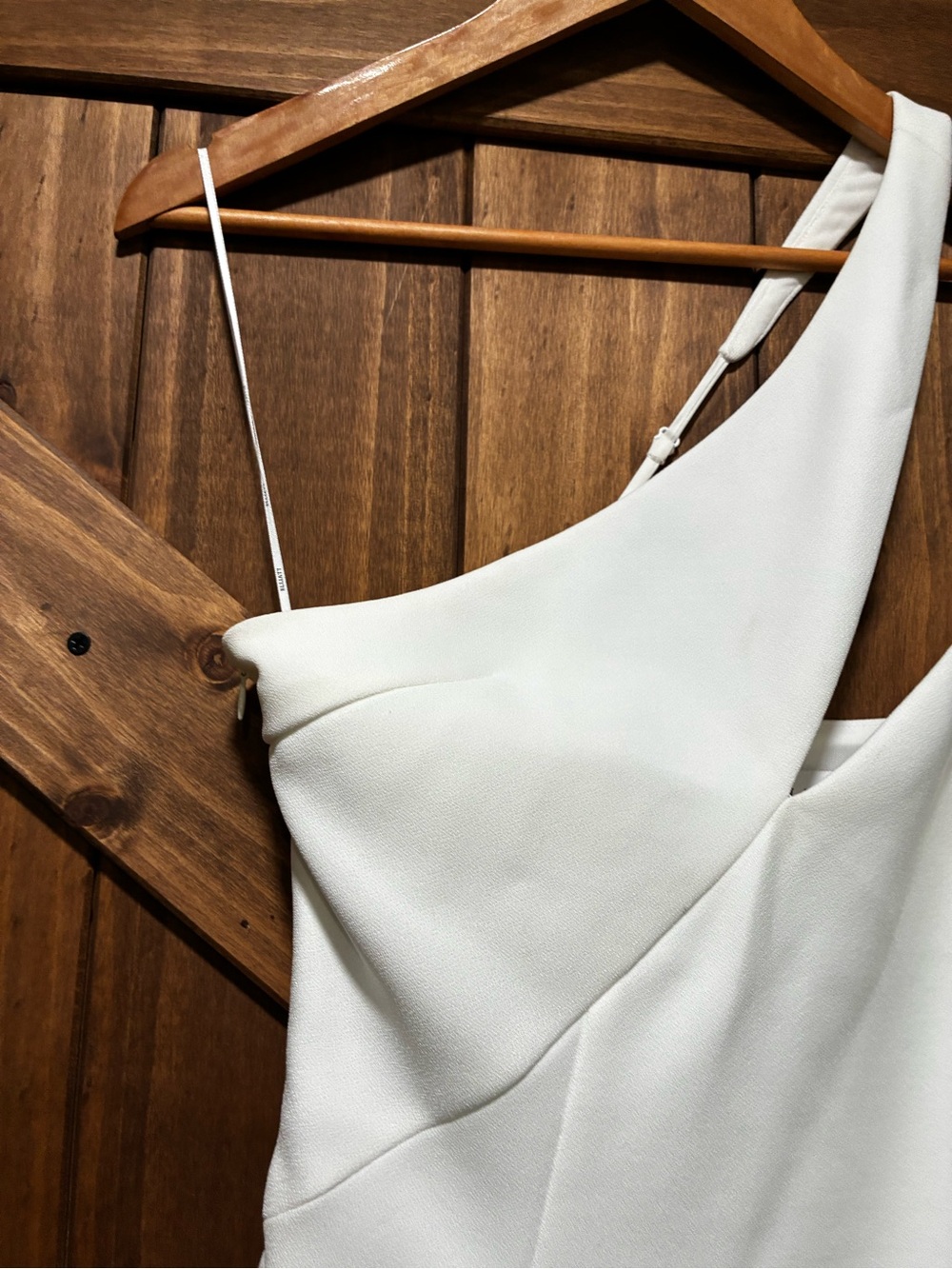 Elliatt Dress White One-Shoulder Mini Dress Bridal Mini Dress - Picture 4 of 15